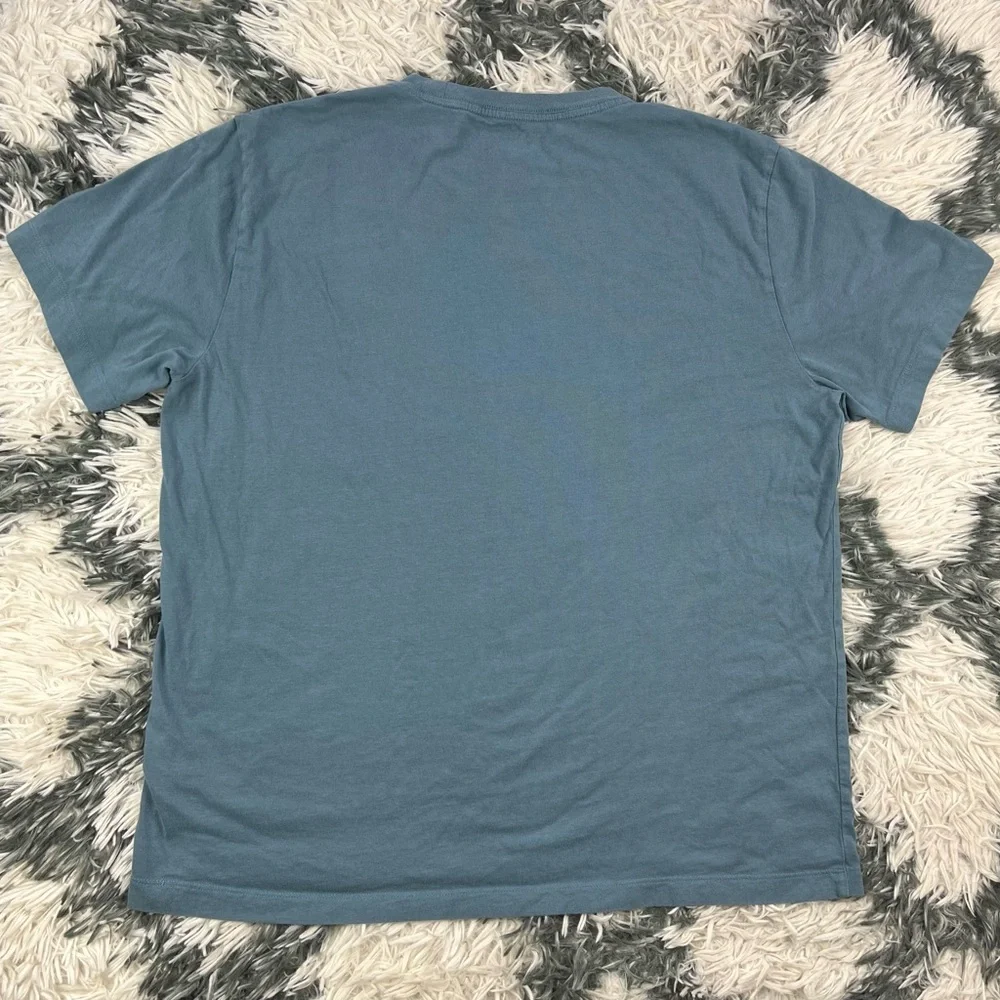 True Religion Men's Blue Silver Graphic T-Shirt Size 2XL